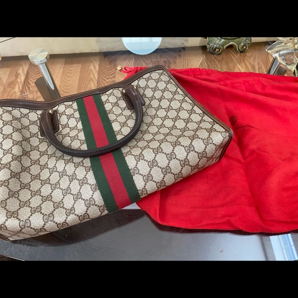 VINTAGE GUCCI HOBO HANDBAG | AUTHENTIC - Picture 2 of 4